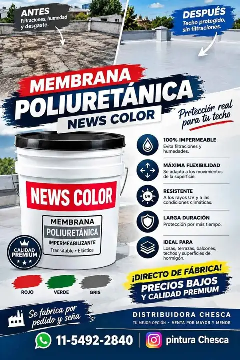 Membrana poliuretánica
