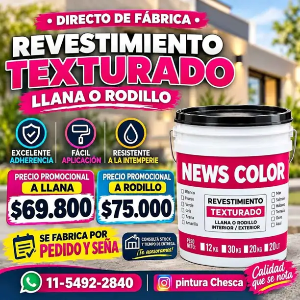 Revestimiento texturado