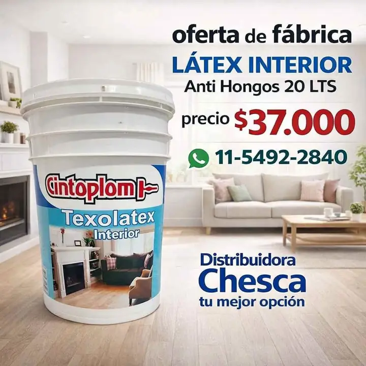 Latex buen poder cubritivo