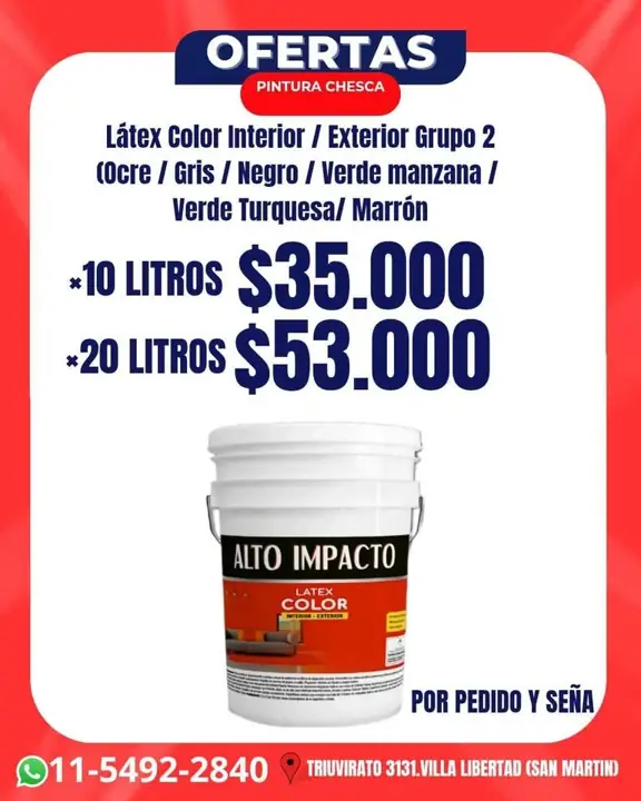 Super oferta en colores