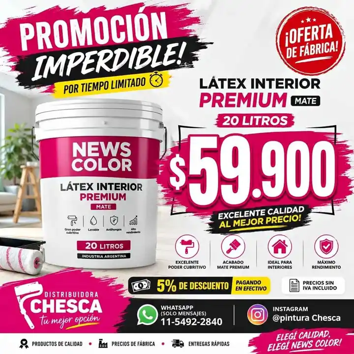 Látex premium anti hongos