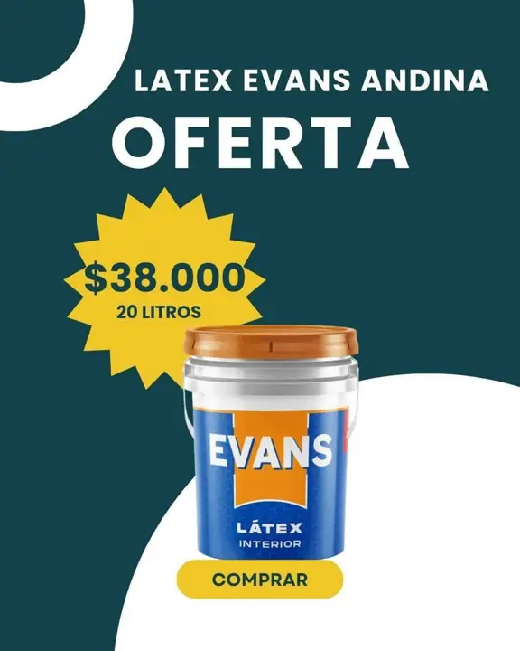 Látex interior evans andina