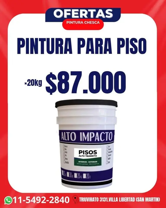 Pintura para piso