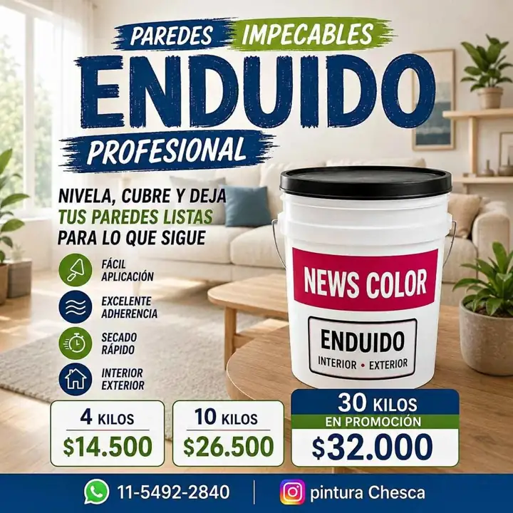 Enduido interior exterior