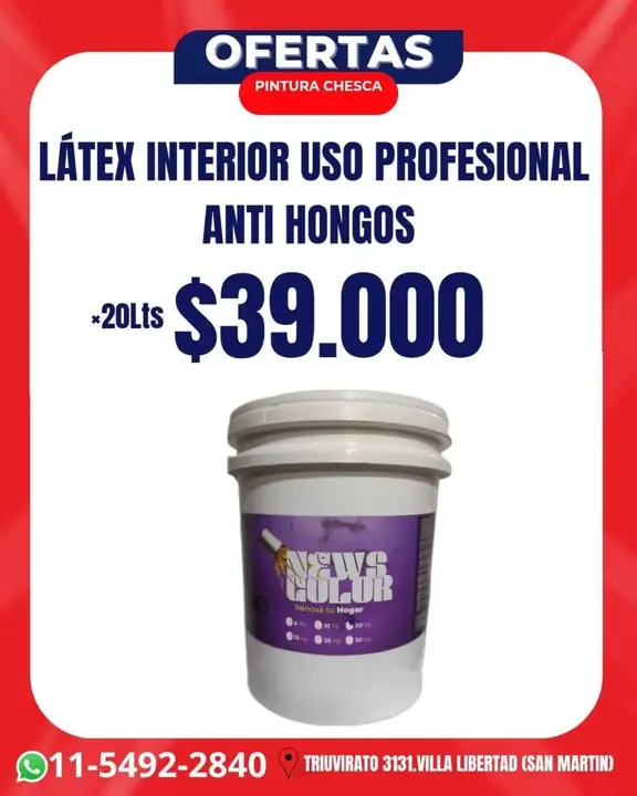 Látex exterior uso profesional