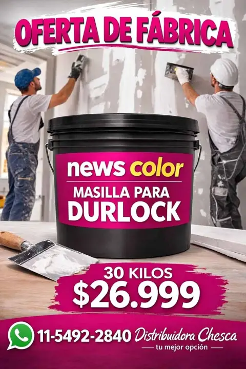 Masilla para durlock