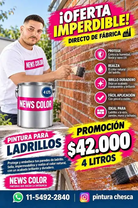 Pintura para ladrillos