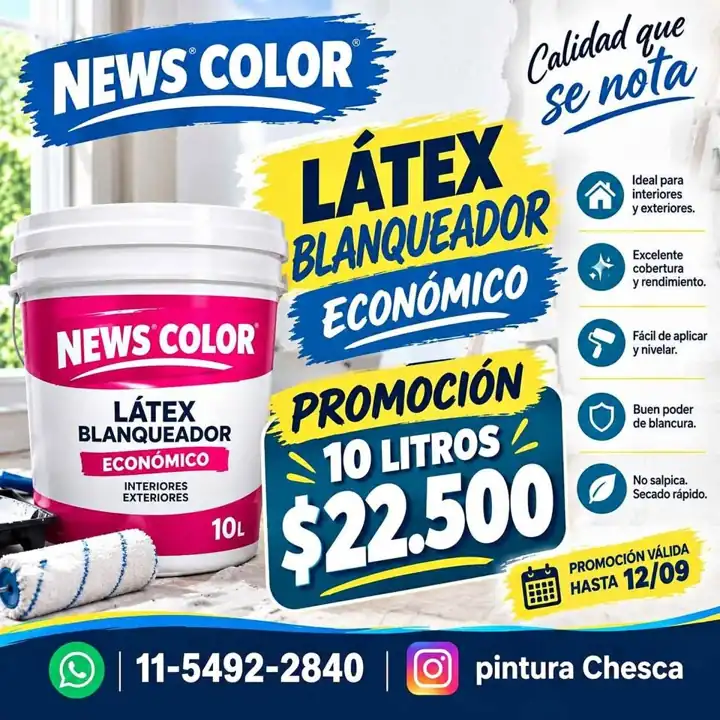 Latex obra blanqueador