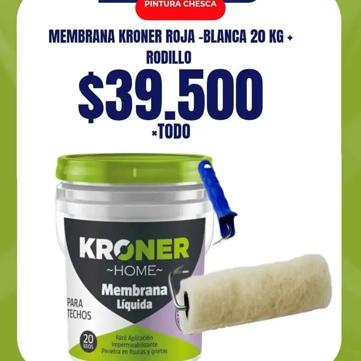Membrana+ rodillo