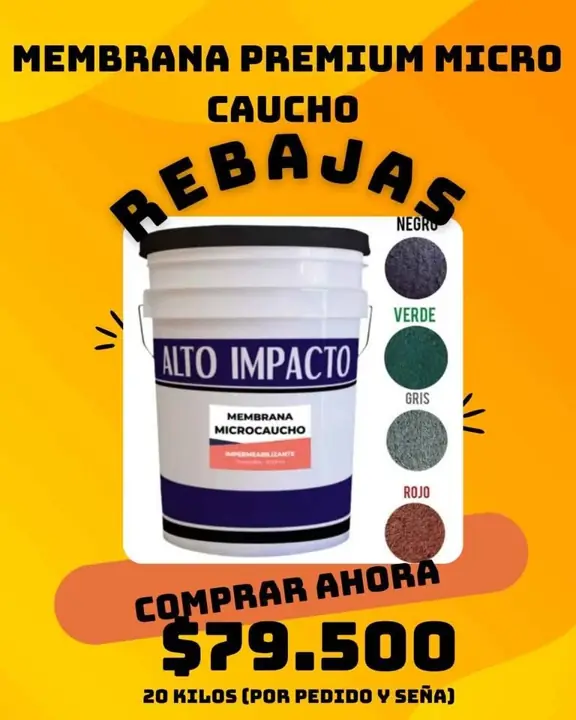 Membrana microcaucho