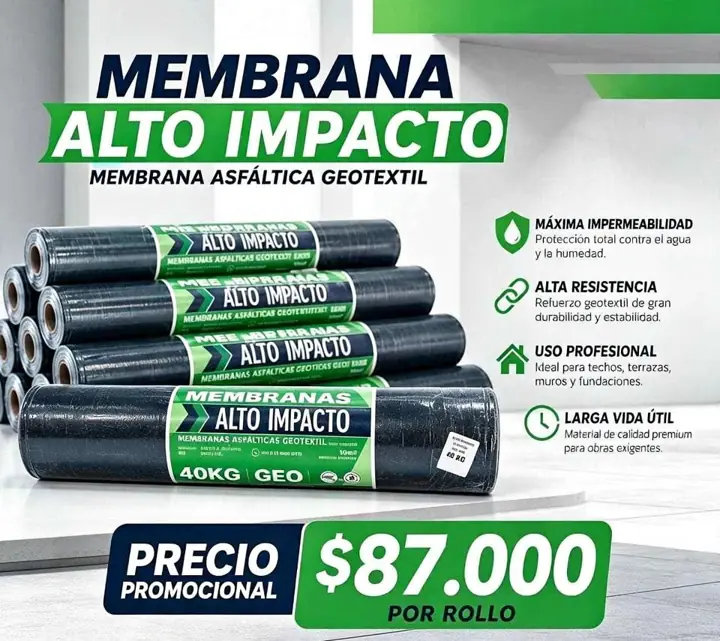 Membrana en rollo