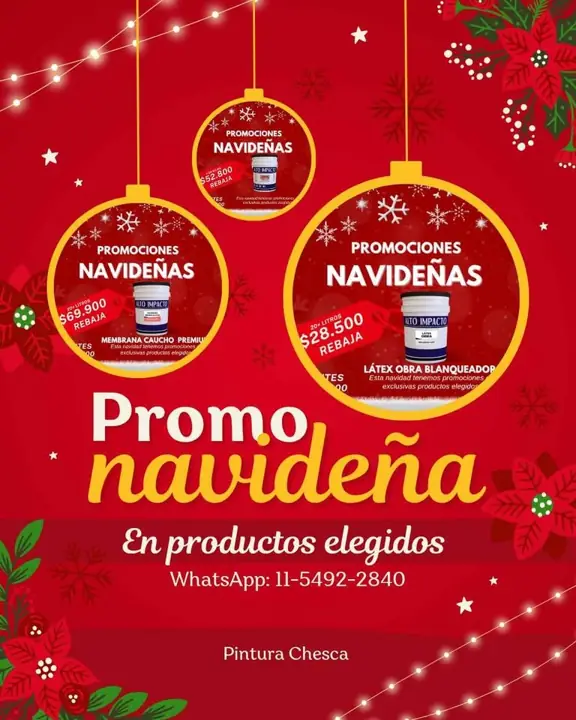 Promoción en látex obra