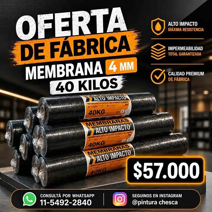 Membrana en rollo