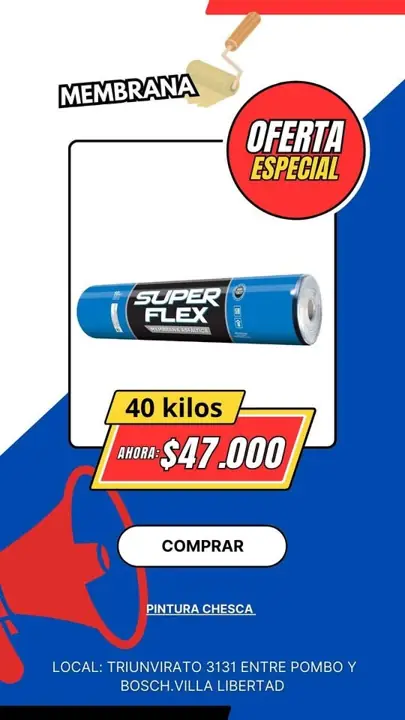 Membrana 40 kilos