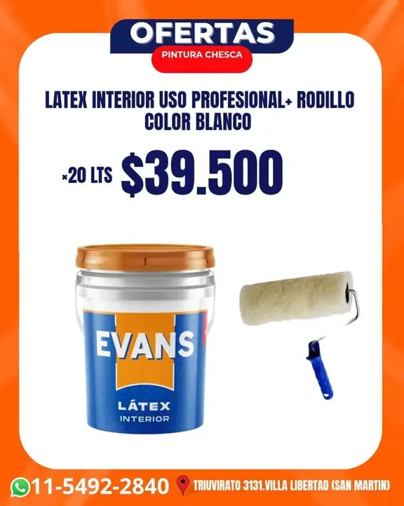 Látex evans andina