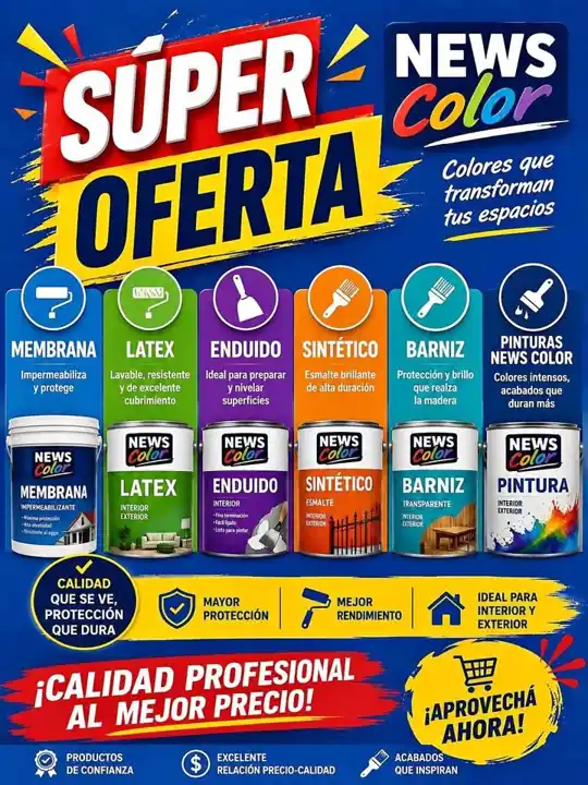 Super oferta en pinturas