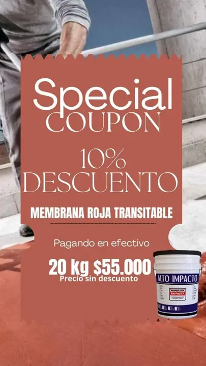 Membrana con descuento