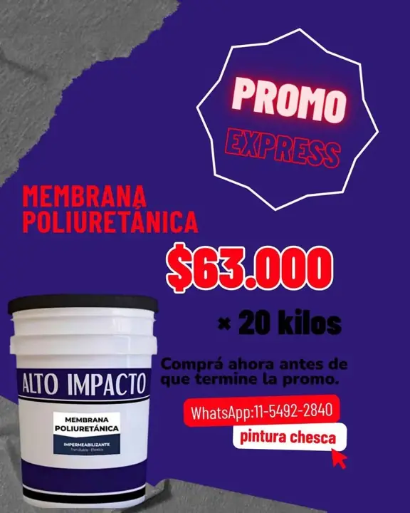 Membrana premium poliuretánica