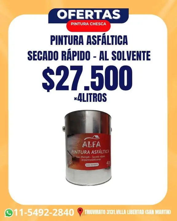 Pintura asfáltica