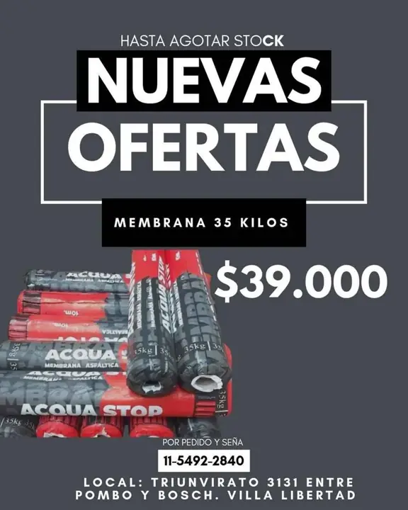 Membrana en rollo