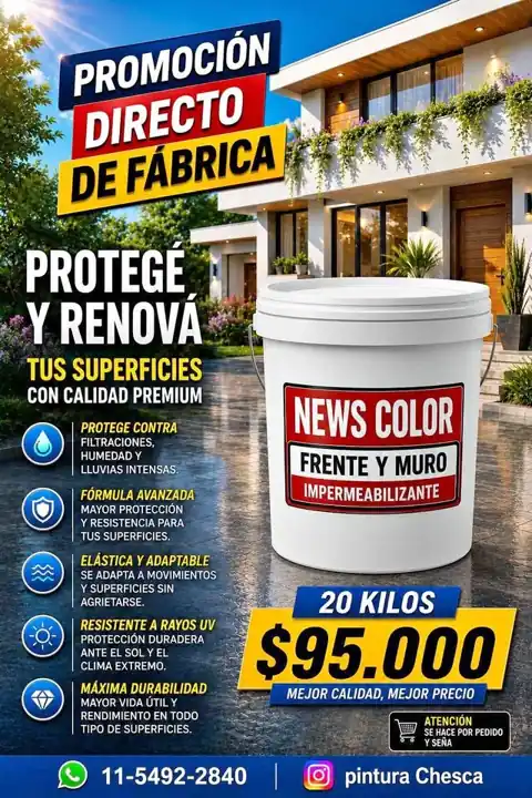 Frente y muro
