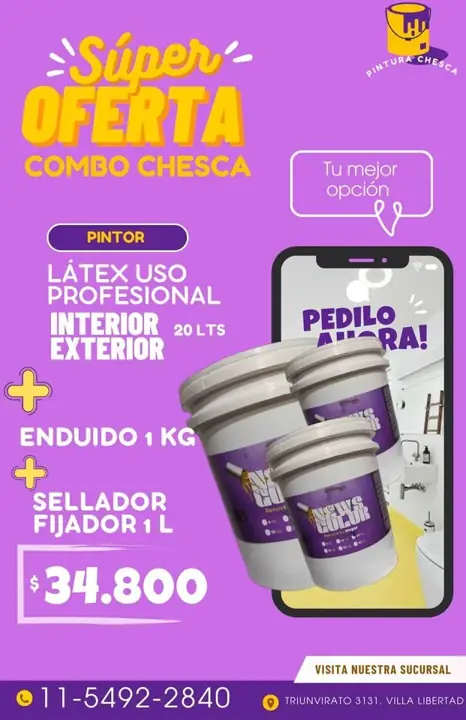 Súper ofertas en pinturas