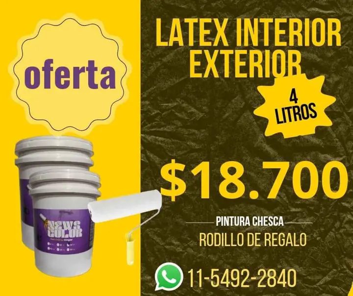 Oferta en combo de pinturas
