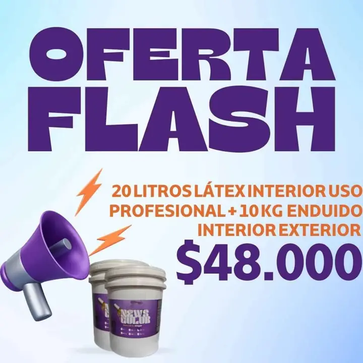Oferta flash de pinturas