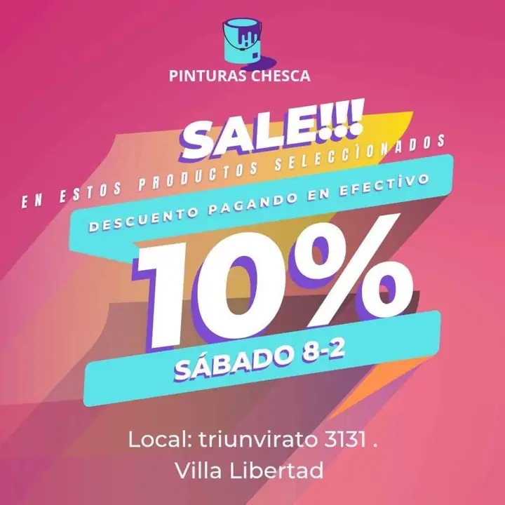 Oferta en pinturas