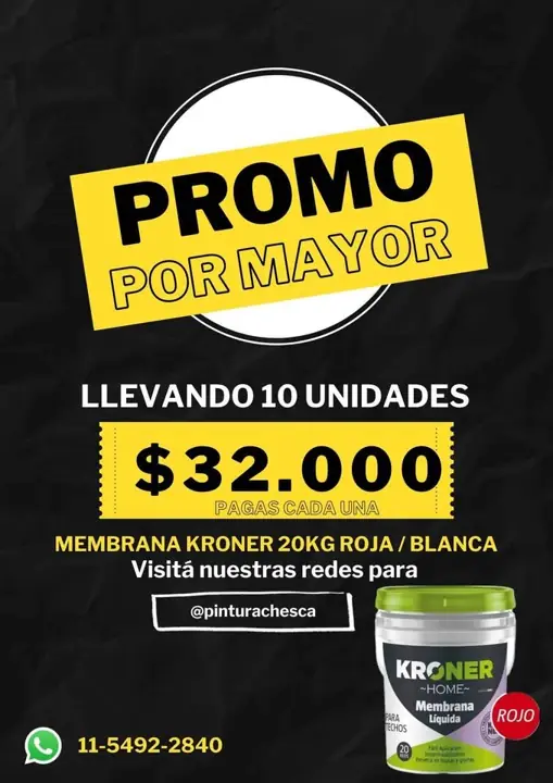 Membrana kroner precio distribuidor