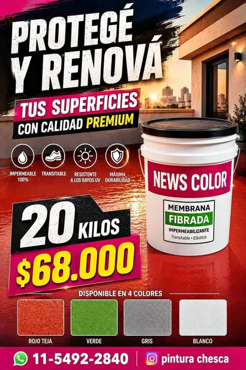 Oferta en membrana fibrada