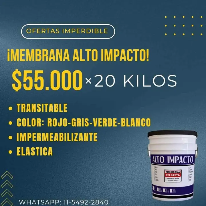 Oferta única en membrana (pero membrana de verdad)