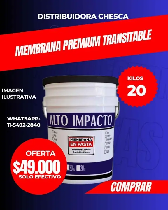 Ofertón en membrana alto impacto