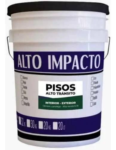 Pintura para piso alto transito