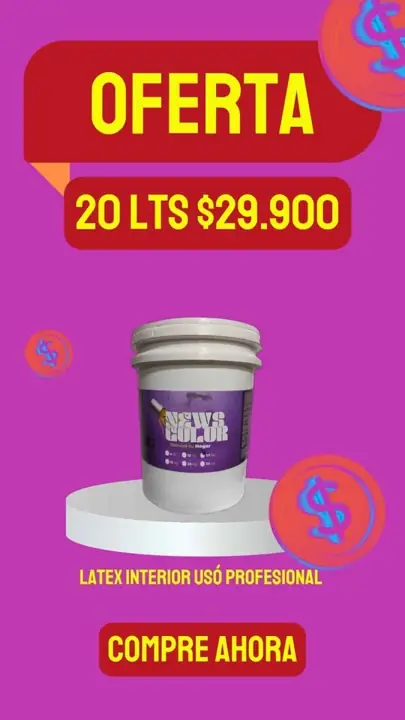 Oferta en latex 20 lts