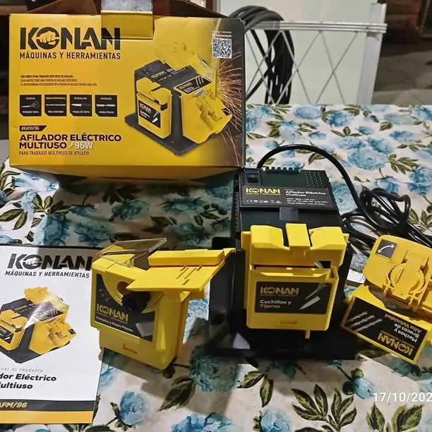 Vendo afilador de cuchillos mechas tijeras nuevo hago punto medio