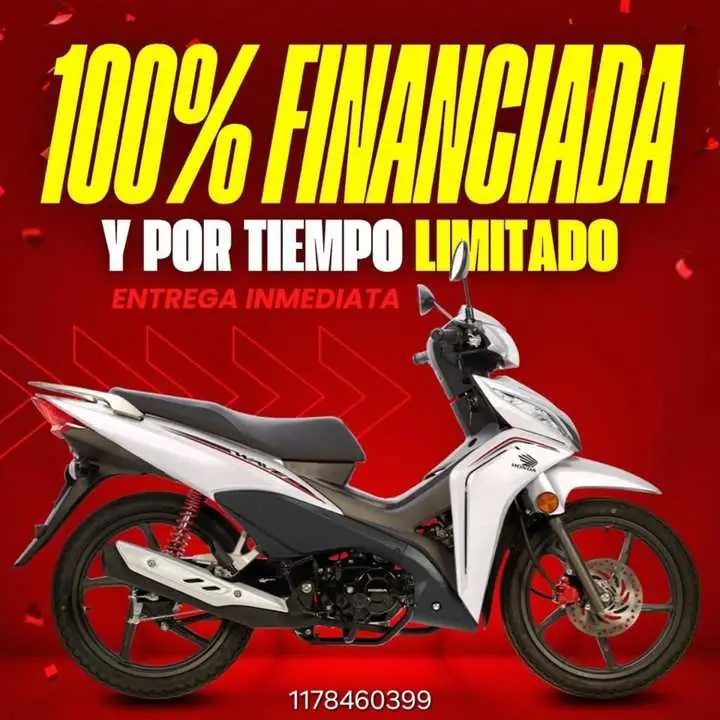 Llevate tu Honda, keller, Gilera, Zanella, Motomel solo con dni
