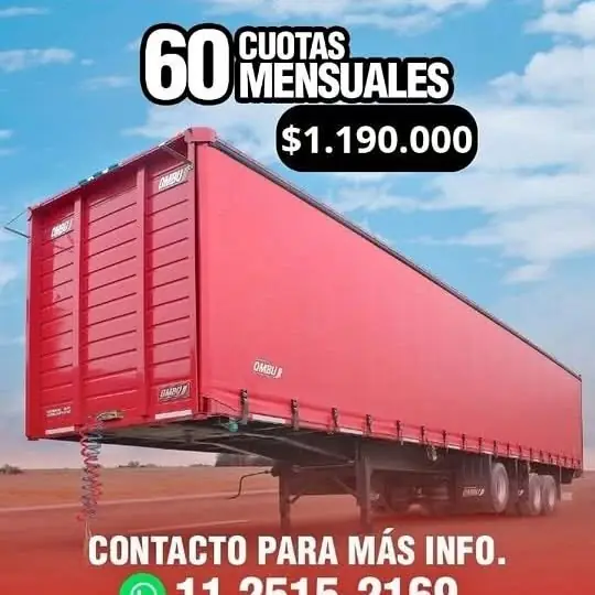 Semirremolque Sider Plan de Ahorro 100% financiado!