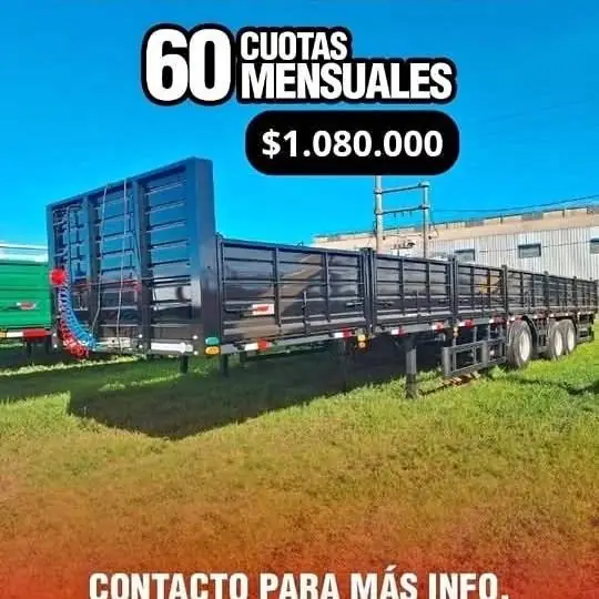 Semirremolque Baranda Volcable Plan de Ahorro 100% financiado!