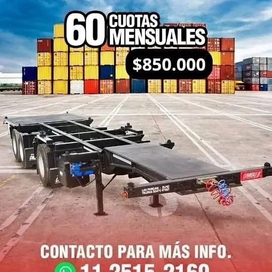 Semirremolque Portacontenedor Plan de Ahorro 100% financiado