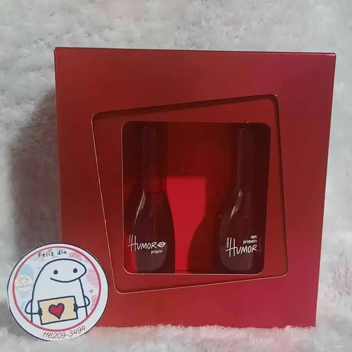 Natura set mini humor rojo y rosa