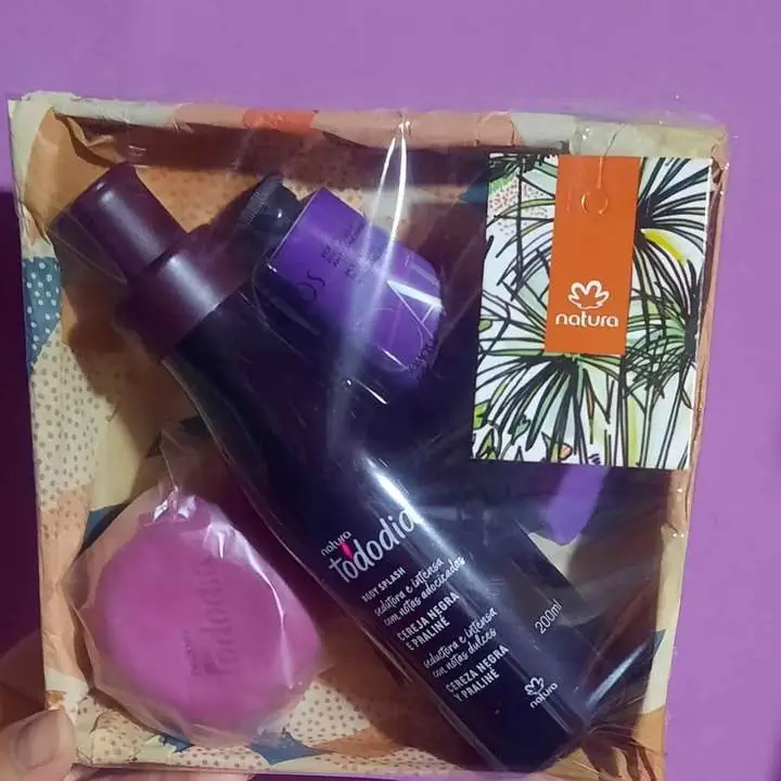Natura kit dia de la madre body solash crema de manos y jabon promo