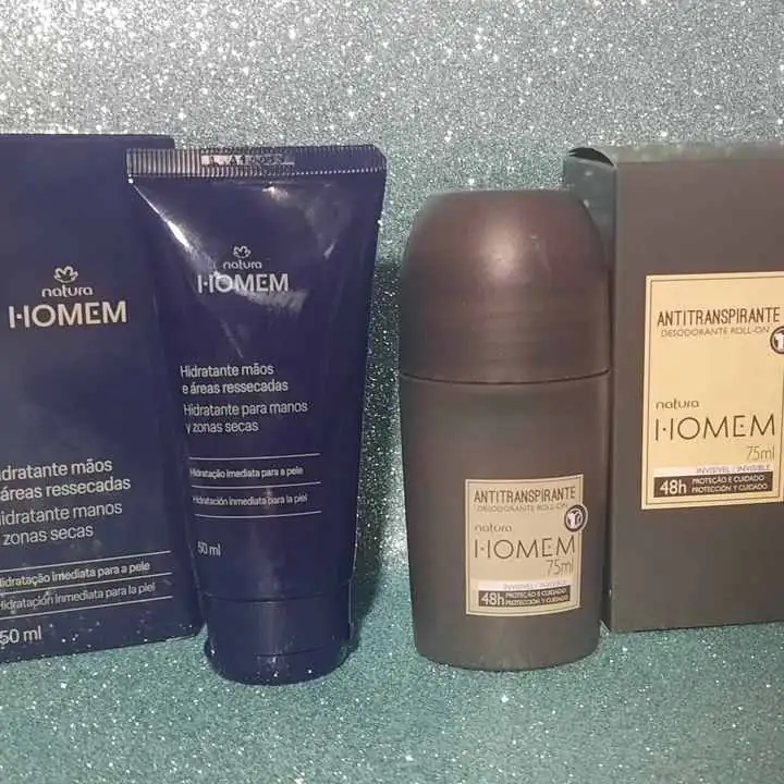 Natura kit desodorante mas crema de manos