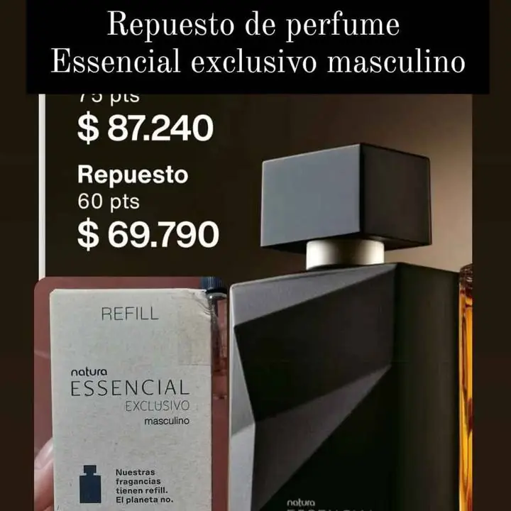 Natura repuesto essencial masculino