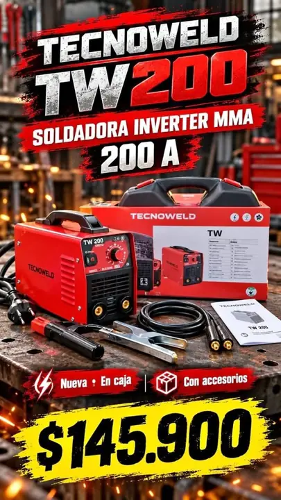 Soldadora Inverter mma tw 200