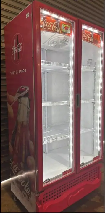 Heladera exhibidora doble puerta