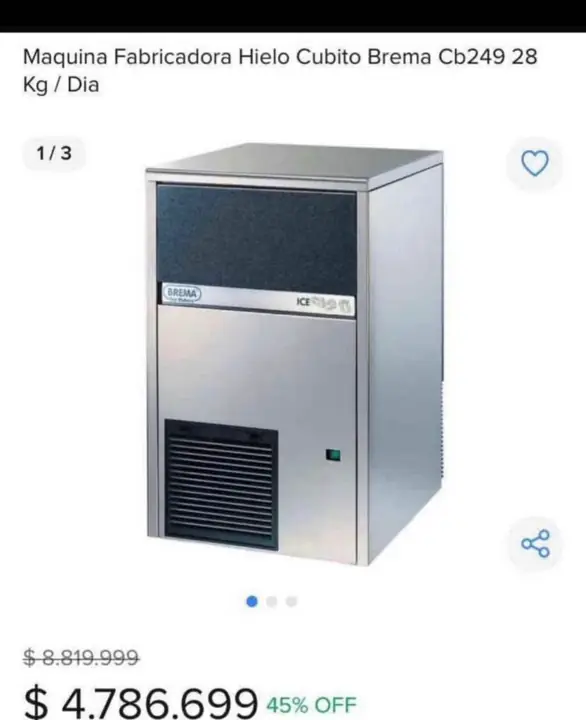 Fabricadora de hielo