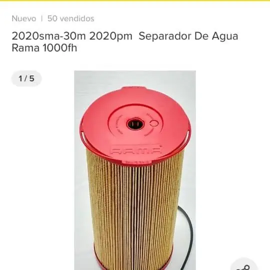 Filtro de combustible/separador de agua