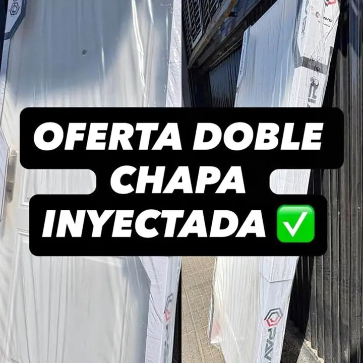 Puerta doble chapa inyectada