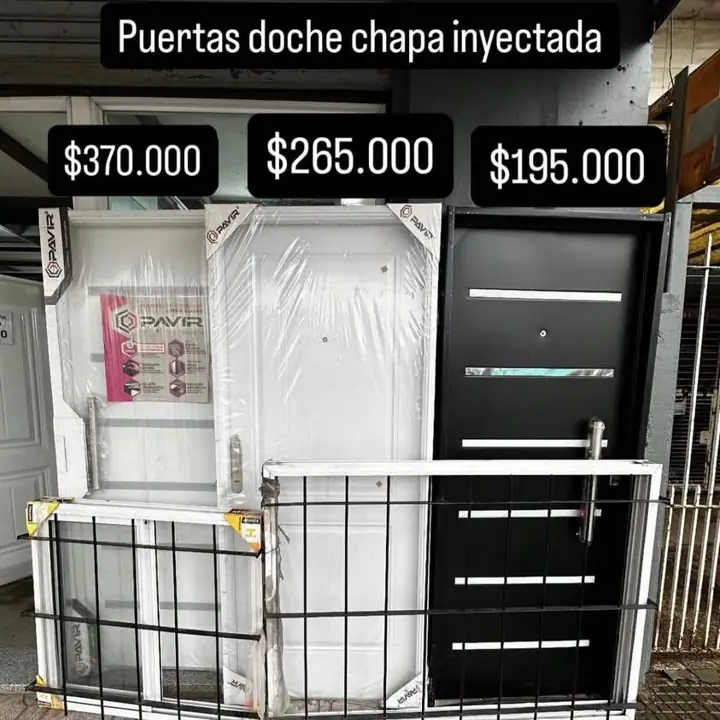 Puerta doble chapa inyectada exterior